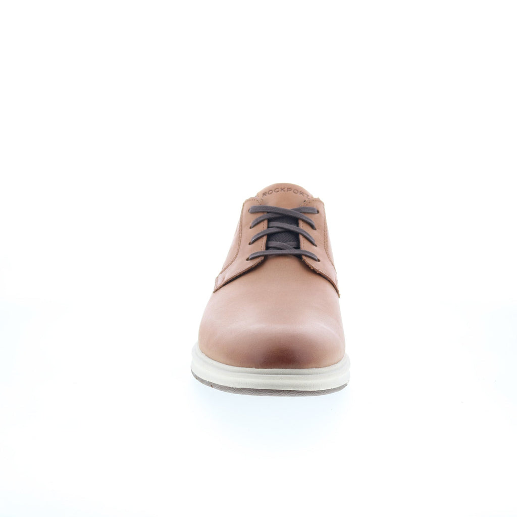 Rockport Total Motion City Plain Toe Mens Brown Oxfords Plain Toe Shoe ...