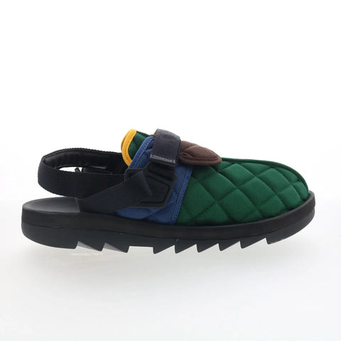 Reebok Beatnik Mens Green Mesh Slip On Strap Sandals Shoes