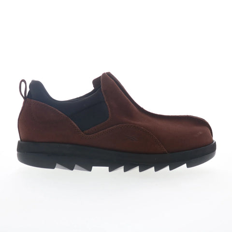 Reebok Beatnik Moc Mens Brown Suede Slip On Loafers & Slip Ons Casual Shoes