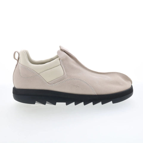 Reebok Beatnik Moc Mens Beige Suede Lace Up Loafers & Slip Ons Casual Shoes