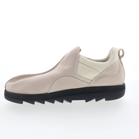 Reebok Beatnik Moc Mens Beige Suede Lace Up Loafers & Slip Ons Casual Shoes