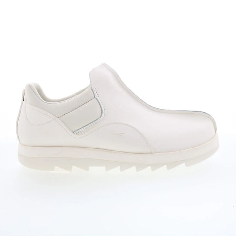 Reebok Beatnik Moc Mens Beige Leather Slip On Loafers & Slip Ons Casual Shoes