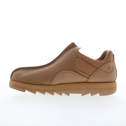Reebok Beatnik Moc Mens Brown Leather Lace Up Loafers & Slip Ons Casual Shoes