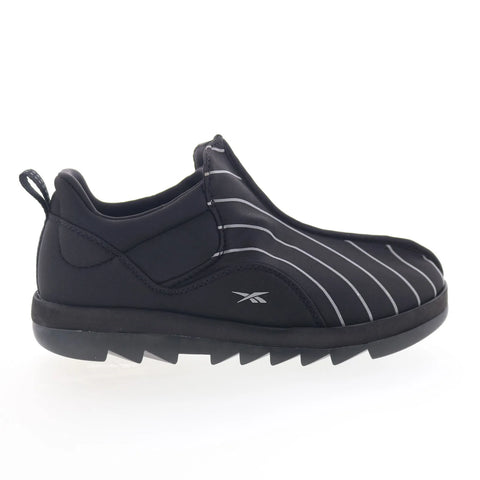 Reebok Beatnik Moc Mens Black Canvas Slip On Loafers & Slip Ons Casual Shoes