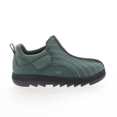 Reebok Beatnik Moc Mens Green Canvas Slip On Loafers & Slip Ons Casual Shoes