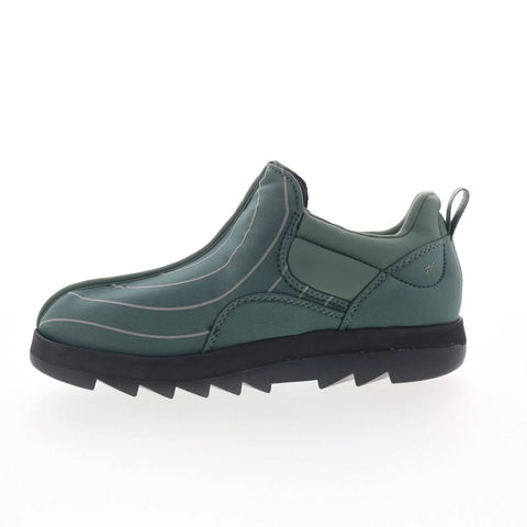 Reebok Beatnik Moc Mens Green Canvas Slip On Loafers & Slip Ons Casual Shoes