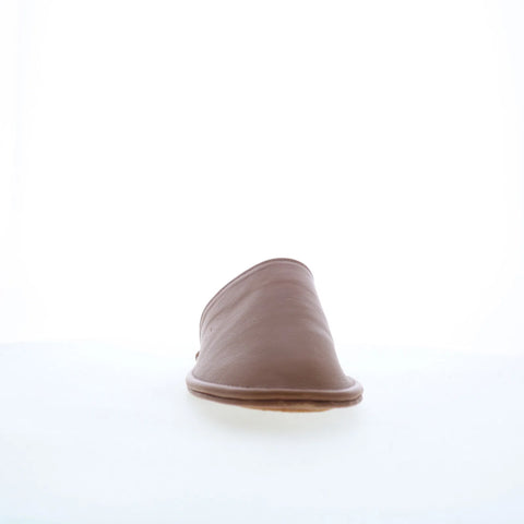 Greats Bedford Slipper BEDF01SG-IXF Mens Brown Leather Mules Slippers Shoes