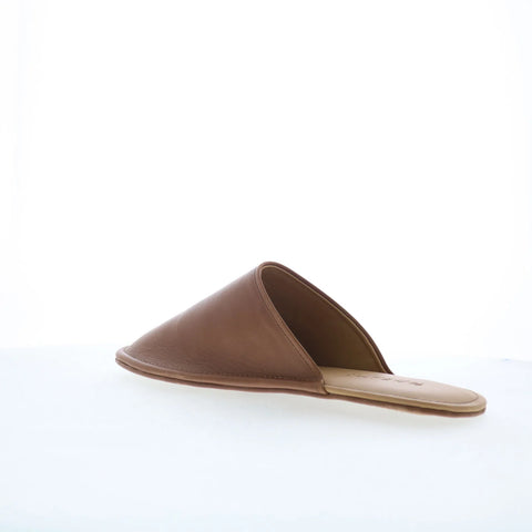Greats Bedford Slipper BEDF01SG-IXF Mens Brown Leather Mules Slippers Shoes
