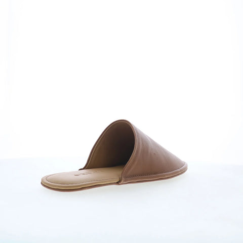 Greats Bedford Slipper BEDF01SG-IXF Mens Brown Leather Mules Slippers Shoes