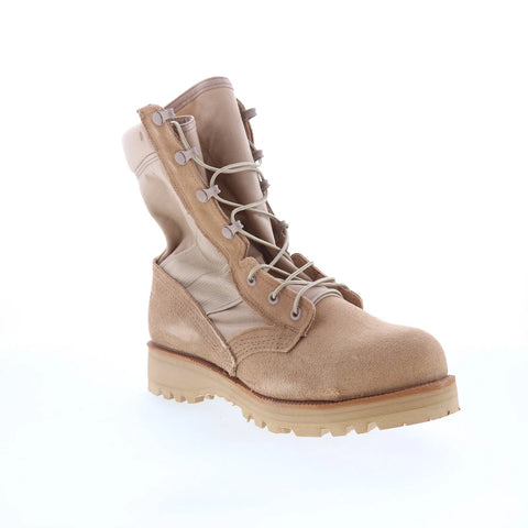 Belleville Steel Toe Hot Weather Made In USA Mens Brown Wide Tactical Boots