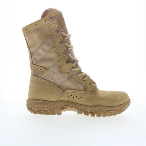 Belleville One Xero Made In USA 320 Mens Brown Suede Lace Up Tactical Boots
