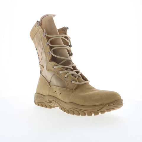 Belleville One Xero Made In USA 320 Mens Brown Suede Lace Up Tactical Boots