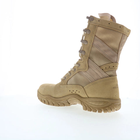 Belleville One Xero Made In USA 320 Mens Brown Suede Lace Up Tactical Boots
