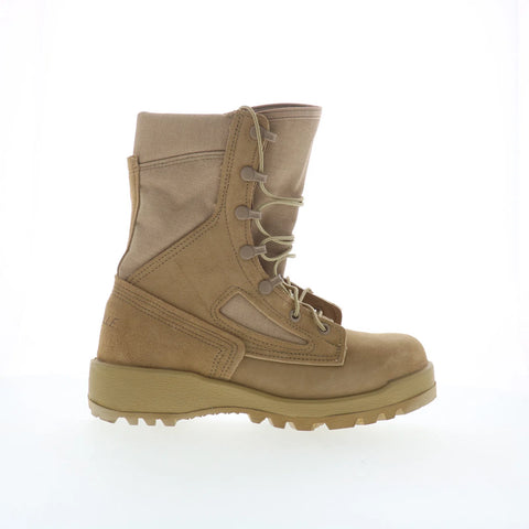 Belleville Hot Weather Flight Steel Toe Made In USA Mens Brown Wide Boots