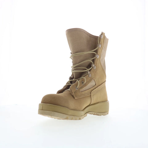 Belleville Hot Weather Flight Steel Toe Made In USA Mens Brown Wide Boots