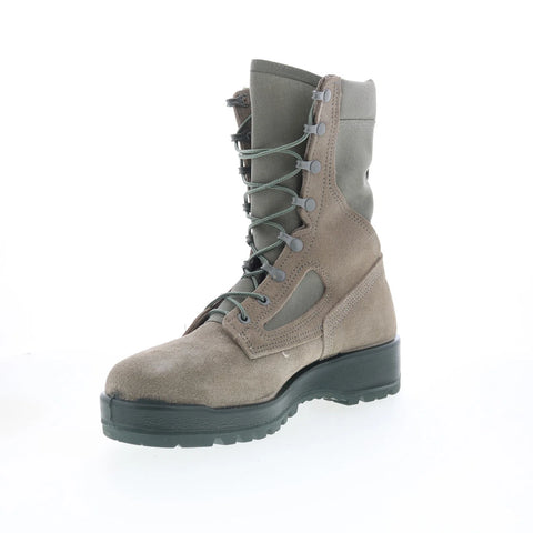 Belleville Hot Weather Steel Toe Made In USA Mens Gray Wide Tactical Boots