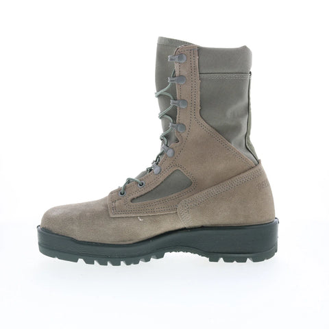 Belleville Hot Weather Steel Toe Made In USA Mens Gray Wide Tactical Boots