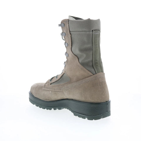 Belleville Hot Weather Steel Toe Made In USA Mens Gray Wide Tactical Boots