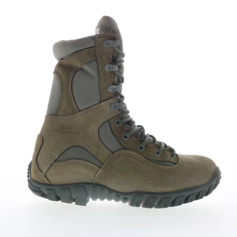 Belleville READY ミリタリーブーツ グレー Belleville Sabre Made In USA 693 Mens Gray Suede Lace Up Tactical