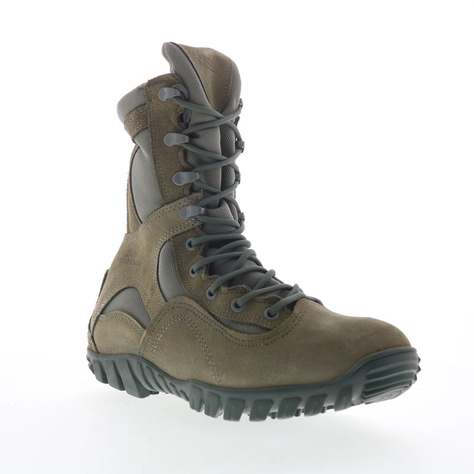 Belleville READY ミリタリーブーツ グレー Belleville Sabre Made In USA 693 Mens Gray Suede Lace Up Tactical