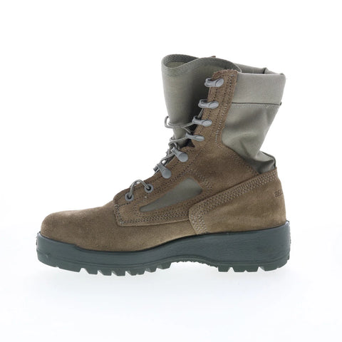Belleville Hot Weather Steel Toe Made In USA Mens Gray Wide Tactical Boots