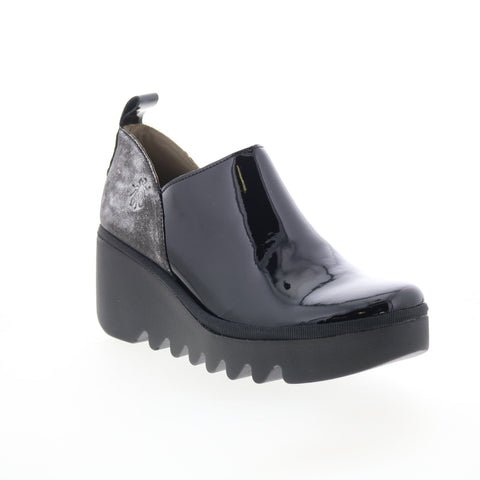 Fly London Beli BELI458FLY-004 Womens Black Loafers & Slip Ons Casual Shoes