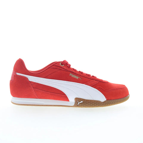 Puma Bella Donna SD 40267306 Womens Red Suede Lifestyle Sneakers Shoes