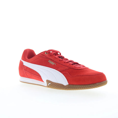 Puma Bella Donna SD 40267306 Womens Red Suede Lifestyle Sneakers Shoes