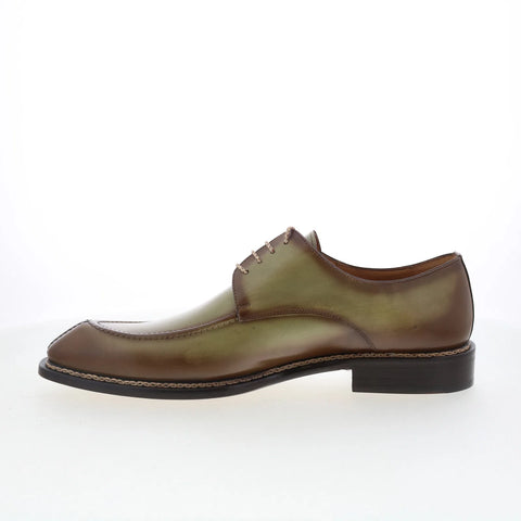 Mezlan Belmonte 21846 Mens Green Leather Oxfords & Lace Ups Casual Shoes