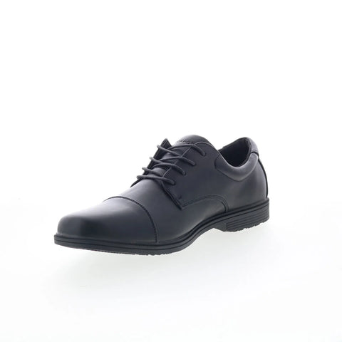 Rockport Belton Cap Toe Mens Black Leather Oxfords & Lace Ups Cap Toe Shoes