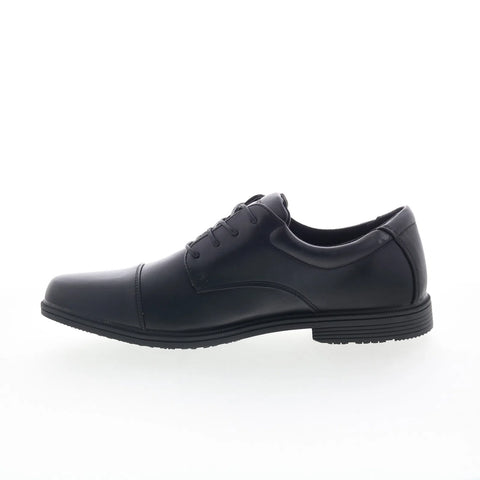 Rockport Belton Cap Toe Mens Black Leather Oxfords & Lace Ups Cap Toe Shoes
