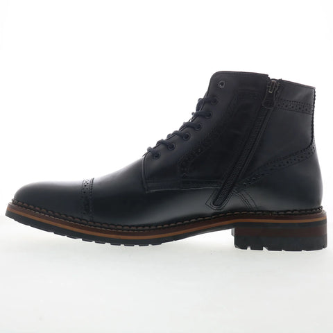 Johnston & Murphy Benton Mens Black Oxfords & Lace Ups Cap Toe Shoes