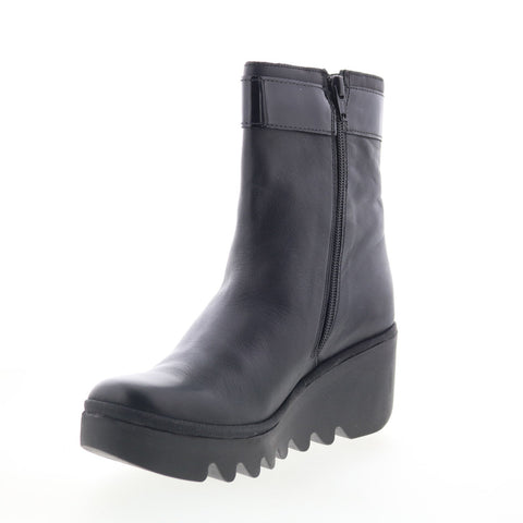 Fly London Bepp BEPP396FLY-008 Womens Black Leather Casual Dress Boots