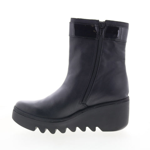 Fly London Bepp BEPP396FLY-008 Womens Black Leather Casual Dress Boots