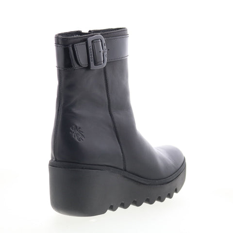 Fly London Bepp BEPP396FLY-008 Womens Black Leather Casual Dress Boots