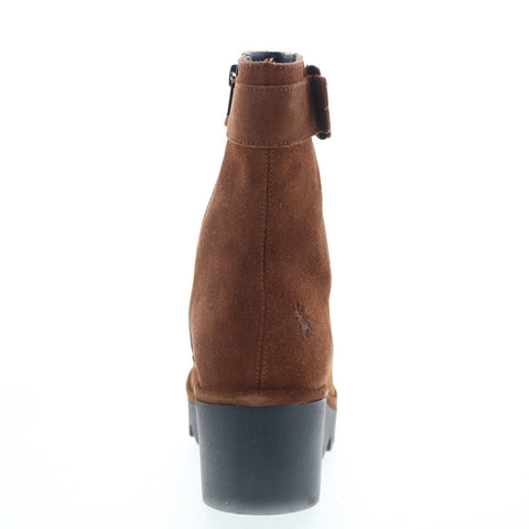 Fly London Bepp BEPP396FLY-011 Womens Brown Suede Zipper Casual Dress Boots