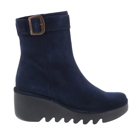Fly London Bepp BEPP396FLY-003 Womens Blue Suede Zipper Casual Dress Boots