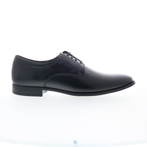Studio Belvedere Bergamo Mens Black Oxfords & Lace Ups Plain Toe Shoes