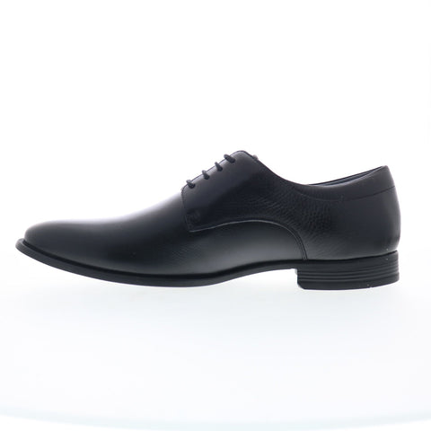 Studio Belvedere Bergamo Mens Black Oxfords & Lace Ups Plain Toe Shoes