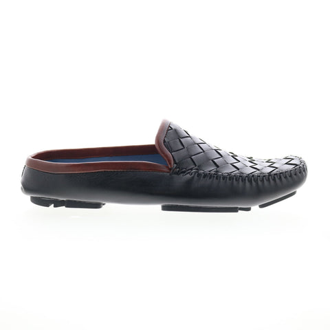 Robert Zur Bermuda Mens Black Leather Loafers & Slip Ons Casual Shoes