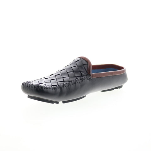 Robert Zur Bermuda Mens Black Leather Loafers & Slip Ons Casual Shoes