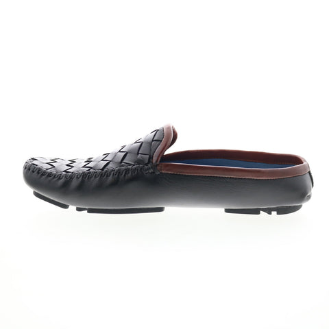 Robert Zur Bermuda Mens Black Leather Loafers & Slip Ons Casual Shoes