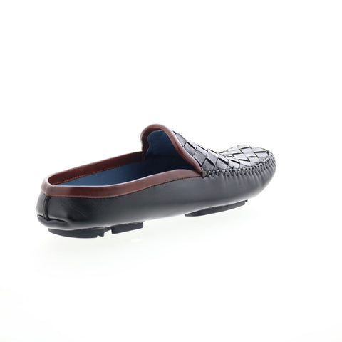 Robert Zur Bermuda Mens Black Leather Loafers & Slip Ons Casual Shoes