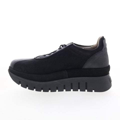 Fly London Besi BESI203FLY-006 Womens Black Suede Lifestyle Sneakers Shoes