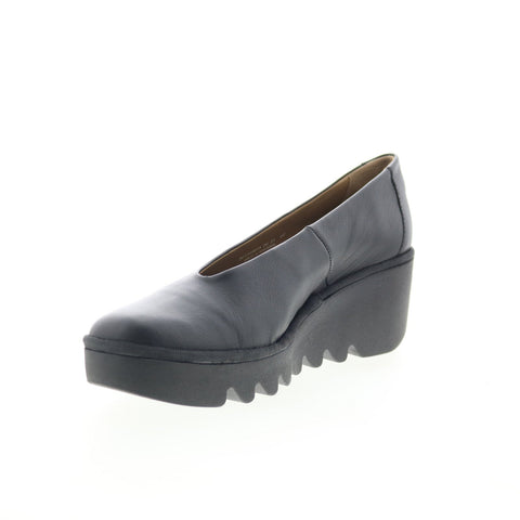 Fly London Beso BESO246FLY-015 Womens Black Loafers & Slip Ons Casual Shoes