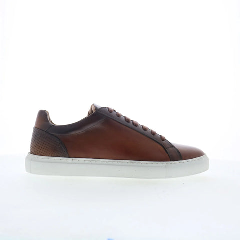 Bruno Magli Beto BM5BETB0 Mens Brown Leather Lifestyle Sneakers Shoes 