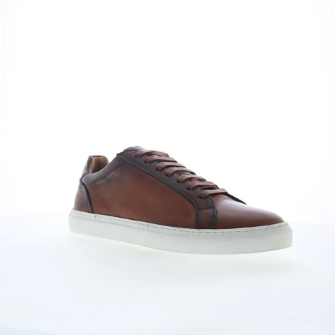 Bruno Magli Beto BM5BETB0 Mens Brown Leather Lifestyle Sneakers Shoes 
