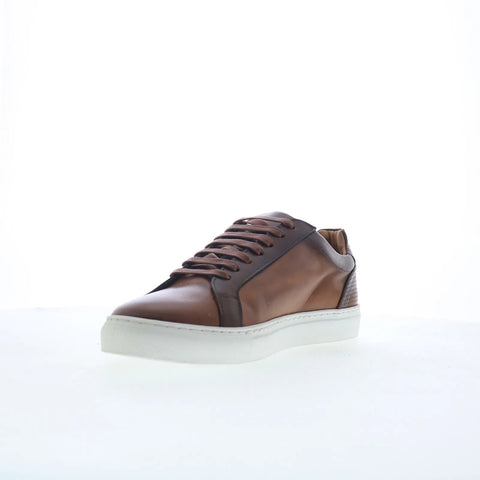 Bruno Magli Beto BM5BETB0 Mens Brown Leather Lifestyle Sneakers Shoes 