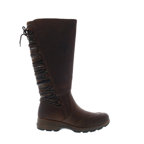 Bionica Epping BI0004100 Womens Brown Leather Lace Up Knee High Boots