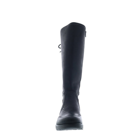 Bionica Epping BI0004101 Womens Black Leather Lace Up Knee High Boots